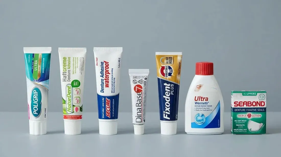 Seven denture adhesives compared in our editorial test
