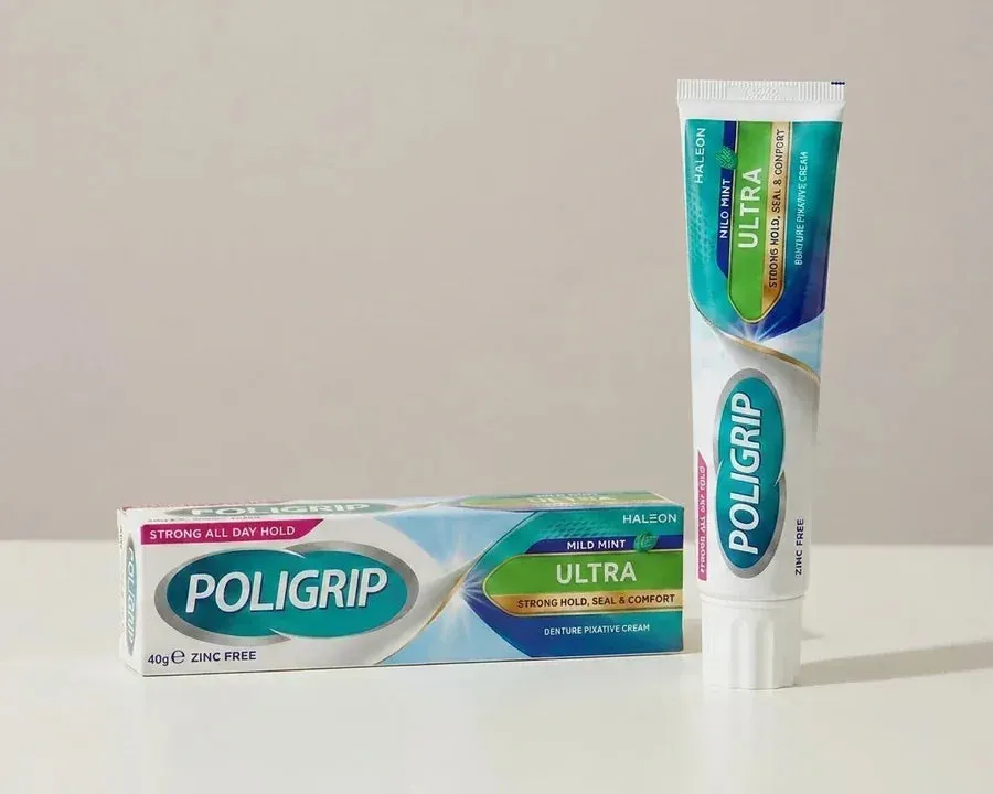 Poligrip Ultra denture adhesive cream