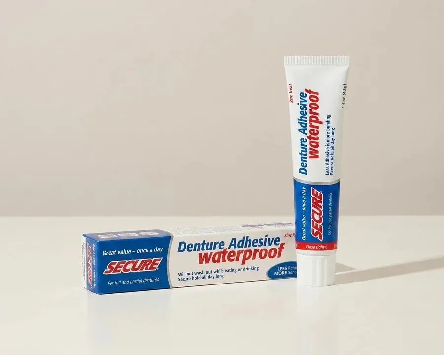 Secure Waterproof Denture Adhesive